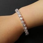 Acrylic Crystal Charm Rhinestone Bangle - Jewelry Cuff Stretchable Bracelet 1pcs