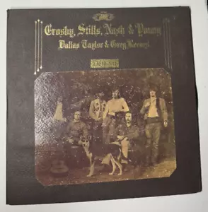 Vintage Original Crosby Stills Nash & Young Deja Vu Album With Original Sleeves - Foto 1 di 9