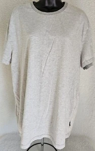 Calvin Klein Mens Shirt Size XL X Large Gray White Striped Liquid Touch - Picture 1 of 24