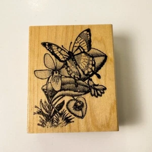 Ladybug and Butterfly #02272~Insects~HTF~Rubber Stamp~2.5"X 3.25"~Stampa Barbara - Picture 1 of 7