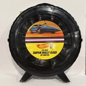 Hot Wheels 24 Car Super Rally Case Schwarz Neu mit Etikett! Top Zustand! - Bild 1 von 3