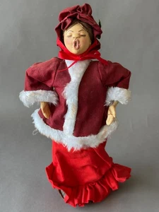 Weihnachtsmann Figur Buyers Choice Ltd Style Dame rot Samt Puppe Vintage - Bild 1 von 1