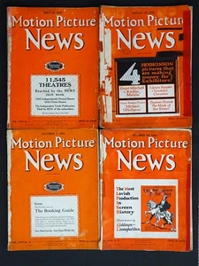 1922 & 1923 MOTION PICTURE NEWS Filmplakat Magazin / PATHE Fox Studios MGM - Bild 1 von 7