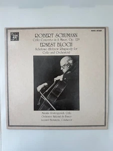 Robert Schumann Ernest Bloch Cello Concerto 12" Vinyl Record 1977 MHS - Picture 1 of 4