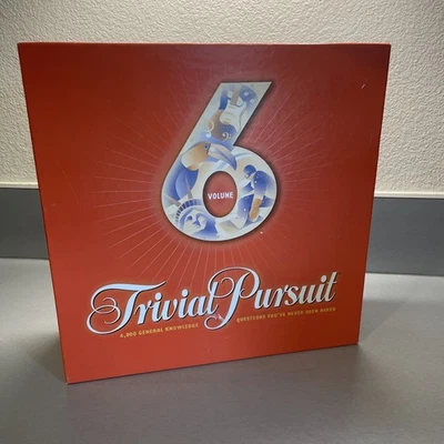 Trivial Pursuit Volume 6 Parker Brothers Game 2003 - 4,800 New Questions NEW - Image 1 of 4