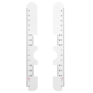 2 Stück Pupillen Entfernungslineal Schüler Multifunktionsmessgerät Augenabstände messen - Bild 1 von 12