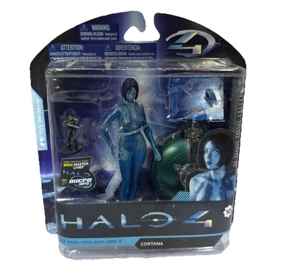 Figura de acción Halo 4 Serie 1 Cortana con micro operaciones Master Chief McFarlane Foto 1 de 4