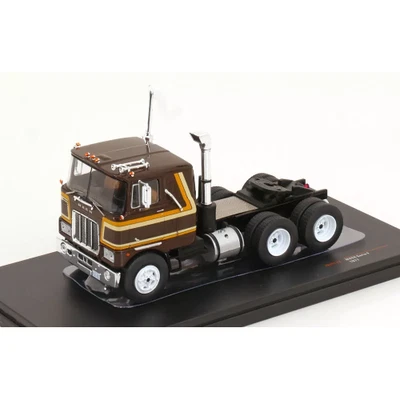 MACK SERIE F 1977 BROWN 1:43 Ixo Model Camion Modellino Nuovo - Immagine 1 di 3