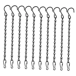 10 Packes Hanging Chains, Garden Plant Hangers, for Bird Feeders, 9.5 Inch - Picture 1 of 8