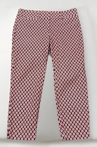 Women’s Size 4 Ann Taylor Marisa Geometric Print Pants The Riviera Pant - Picture 1 of 7