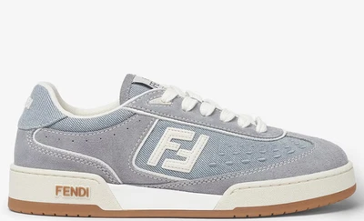 Zapatilla deportiva de mezclilla y gamuza Fendi Match Logo CROSTA para mujer talla 38,5 - EE. UU. 6,5 Foto 1 de 4
