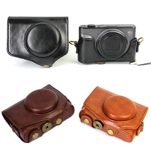 PU Leather Camera case bag Grip strap for canon SX720 SX730 SX740 - Picture 1 of 31
