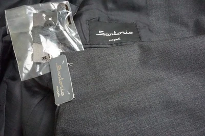 Sartorio Napoli Gris Sólido Lana 2 Piezas Traje Chaqueta Pantalones 42R TOTALMENTE NUEVO Foto 1 de 4