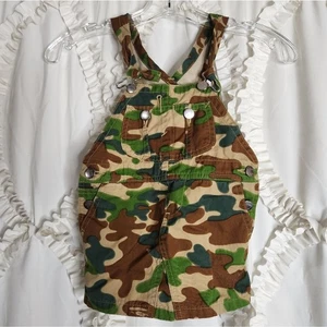 BAPE Kids A Bathing Ape Girls Overall Camo Dress Skirtall Sz 100 1-2 Yrs - Picture 1 of 8