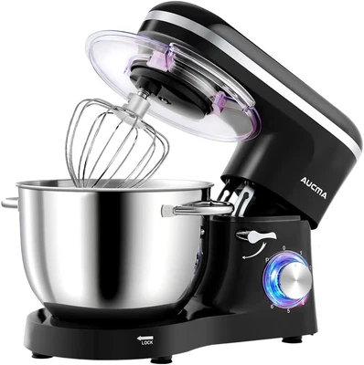 Aucma Stand Mixer, 6.2L Food Mixers for Baking, Electric Kitchen 6.2L, Black  - Image 1 of 4