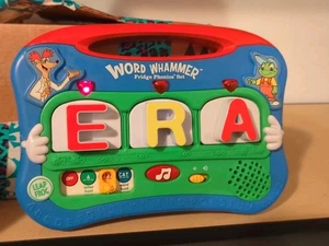 Juego de fonética para nevera Leap Frog Word Whammer 26 letras magnéticas *probado y funciona* - Imagen 1 de 8