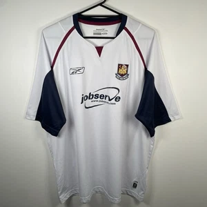 West Ham United 2005/06 Away Football Shirt Reebok Short Sleeve Mens Size UK 2XL - Picture 1 of 20