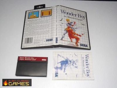 Wonder Boy in Monster Land  COMPLETE BOX - Sega Master System - 1115a - Image 1 of 3