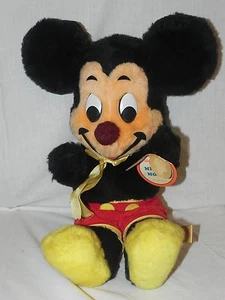 Juguete de peluche vintage de Walt Disney Mickey Mouse de California juguetes de peluche 16" de alto - Imagen 1 de 12