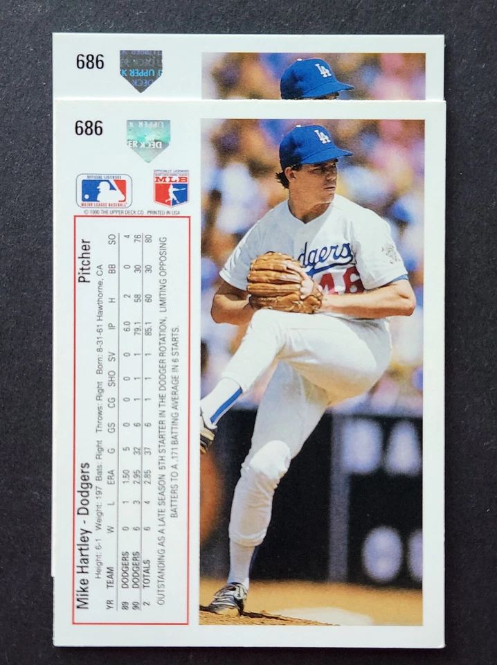 1991 Upper Deck "1990 Baseball Hologram" ERROR VARIATION 2 * You PICK CHOOSE * - Image 1 of 1