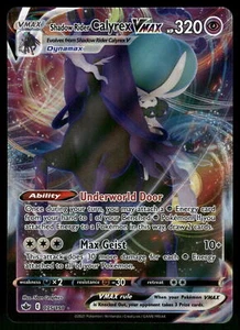 Shadow Rider Calyrex VMAX 075/198 SWSH06: Chilling Reign Pokemon - Picture 1 of 2