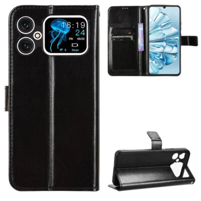 For Cubot A20, Classic Cover Flip Leather Wallet Stand Card Slots Soft Case - Image 1 of 4