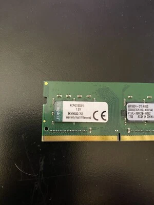 #13#   KINGSTON KCP421SS8/4 4GB SO-DIMM RAM - Image 1 of 2