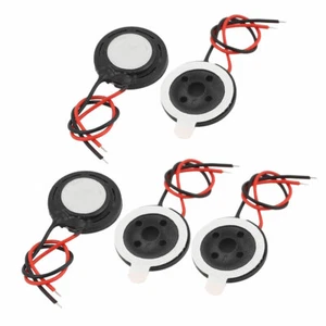 5pc 13mm Dia 8Ohm 0,5W 2-Fil Mediant Audio Haut-Parleur magnétique Interne - Photo 1/2