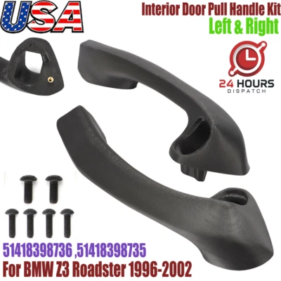 For BMW Z3 Roadster 1996-2002 Inside Door Pull Handle Beige Kit Left & Right US Foto 1 de 4