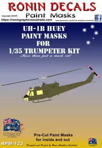 1/35 Ronin Decals UH-1B Paint Masks for Trumpeter Kit - Picture 1 of 2