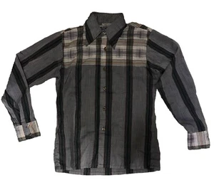 Vintage Men’s Madman Western Shirt Small Plaid USA - Picture 1 of 6