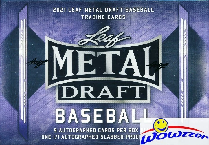 2021 Leaf METAL Draft BASEBALL Factory Sealed HOBBY JUMBO Box-10 AUTOS-1/1 PROOF - Image 1 of 1