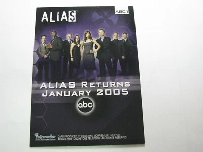 Alias Season 3 TVS promo Card ABC - ABC1 Card Inkworks 2005 - Image 1 of 2