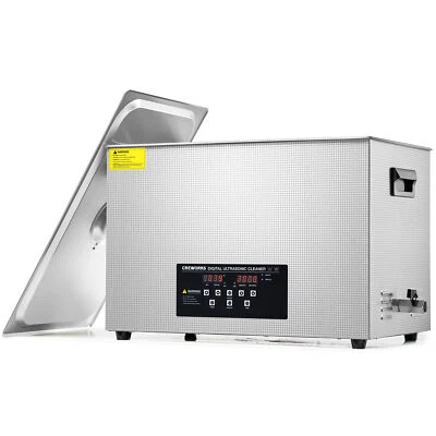 CREWORKS 30L Ultrasonic Cleaner Machine with 600W Power Timer 600W Heater - Image 1 of 4