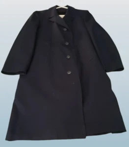 Abrigo negro London Fog para hombre ropa climática exterior talla 42 largo - Imagen 1 de 9