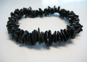 Genuine Black Amber Baltic Amber Bracelet 8 in 12 gr. !!! - Picture 1 of 3