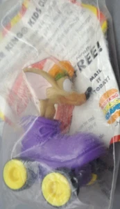 Burger King Kids Club Disney giocattolo Oliver & Company Tito Mouse in auto viola nuovo - Foto 1 di 4