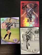 Jaelin Howell rookie card foil board Nadia Nadim Hyped Jess McDonald black white