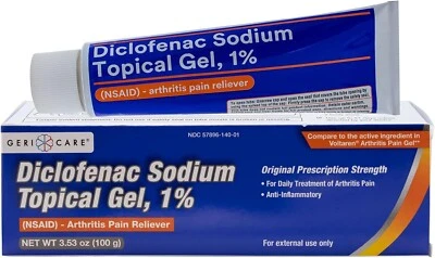 GeriCare Dicclofenac Tropical Gel Arthritis Pain Reliever 3.53 oz / 100 g - Image 1 of 4