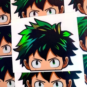 CALCOMANÍA DE COCHE DEKU HOLO ANIME PEEKER STICKER MY HERO ACADEMIA - Imagen 1 de 1