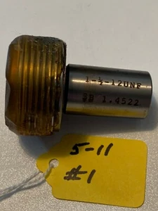 THREAD PLUG GAGE INSPECTION - 1 1/2-12 UNF 3B, 1.4522 - Picture 1 of 1