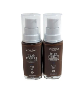 (2) L'Oreal True Match Super-Blendable Foundation, #C11 Cool Deep New - Picture 1 of 2