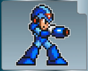 MEGA MAN X Sprite Vinyl Decal #2 Car Truck Laptop Sticker Megaman X - Picture 1 of 1