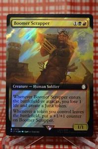 Boomer Scrapper Extended Art Surge Foil - PIP 0936 - CASI NUEVO - MTG Magic - Imagen 1 de 3