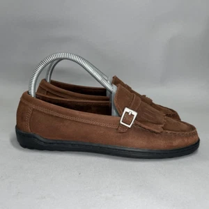 Keds Damenschuhe Größe 7,5 braun Leder Quaste Schnalle Slipper Freizeit Halbschuhe - Bild 1 von 11