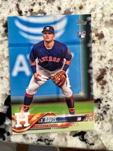 2018 TOPPS SERIES 1 ROOKIE CARD HOUSTON ASTROS JD DAVIS #341 - Imagen 1 de 1