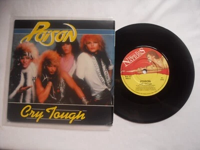 POISON CRY TOUGH MUSIC FOR NATIONS RECORDS UK 7" VINYL SINGLE in PICTURE SLEEVE - Image 1 of 2