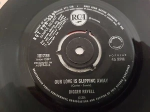 OUR LOVE IS SLIPPING AWAY by DIGGER REVELL RARE OZ 1966POP RCA PROMO - Picture 1 of 2
