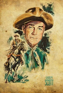 Randolph Scott - 8 1/2 X 11 - Picture 1 of 1
