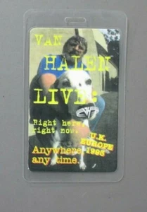 Van Halen backstage pass Laminated tour pass UK/Euro '93 Right Here Right Now ! - Bild 1 von 1